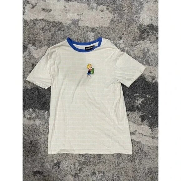 Richie Rich Official T-Shirt Mens Small Money Bag Embroidered Short Sleeve Shirt - Picture 3 of 6